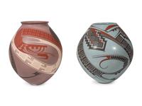 Polychrome Pottery Jars