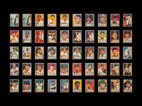 A Near Set of 1952 Topps Baseball Cards (371/407) Featuring Over 60 High Numbers