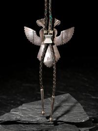 Silver and Turquoise Katsina Bolo Tie