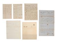[TRANSPORTATION - RAILROAD]. Archive identified to Leonard B. Blinn, incl. several letters referencing the 1862 Erie Railroad strike.