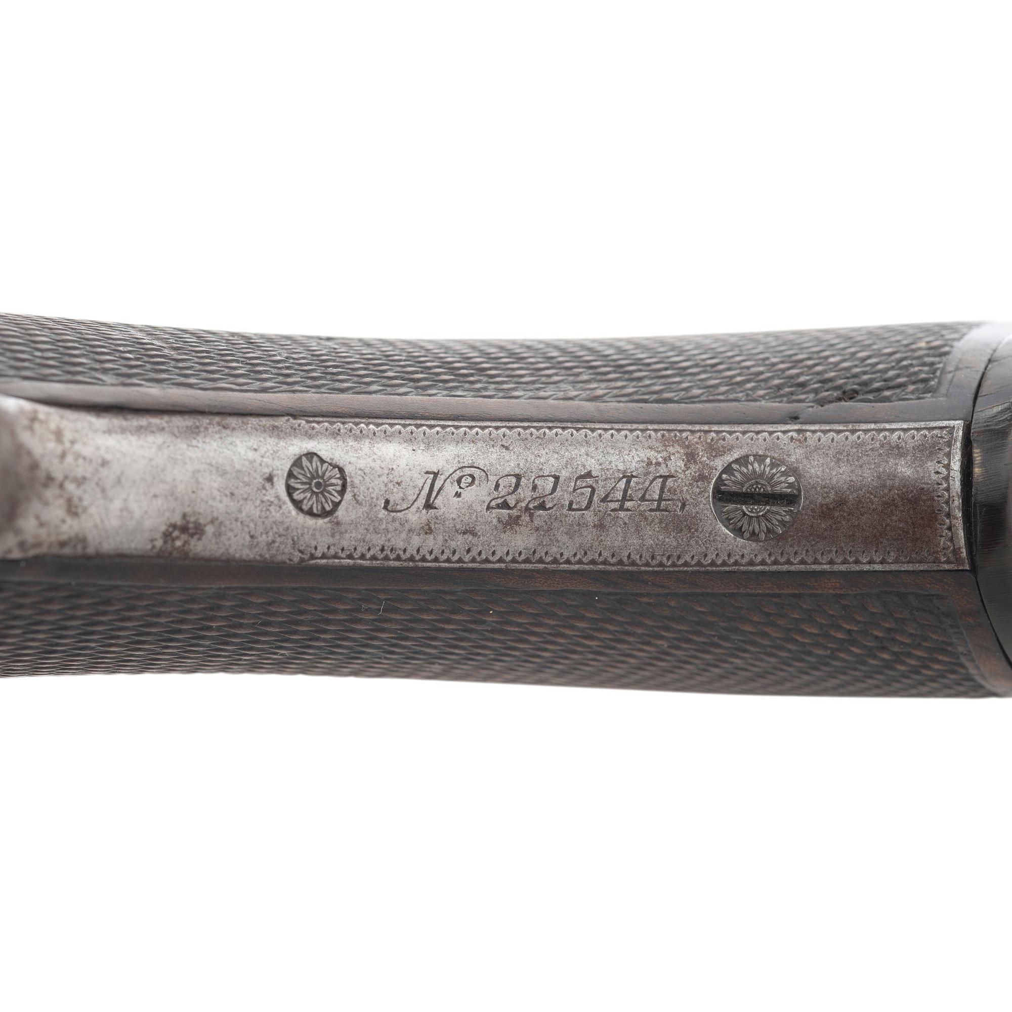High Quality Grade Lefever Arms Co. SxS Hammerless with Damascus Barrels