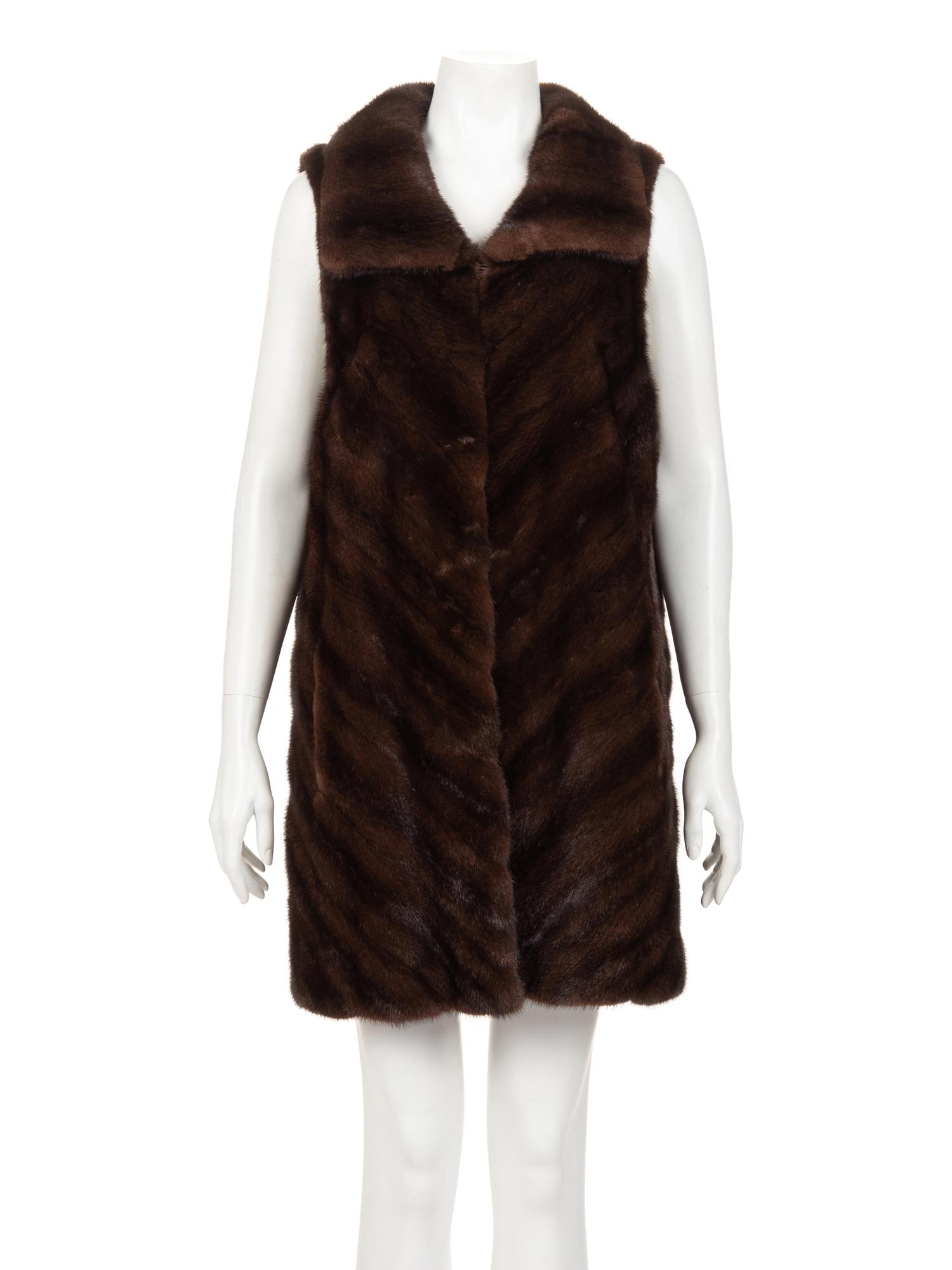J. Mendel Sleeveless Mink Vest