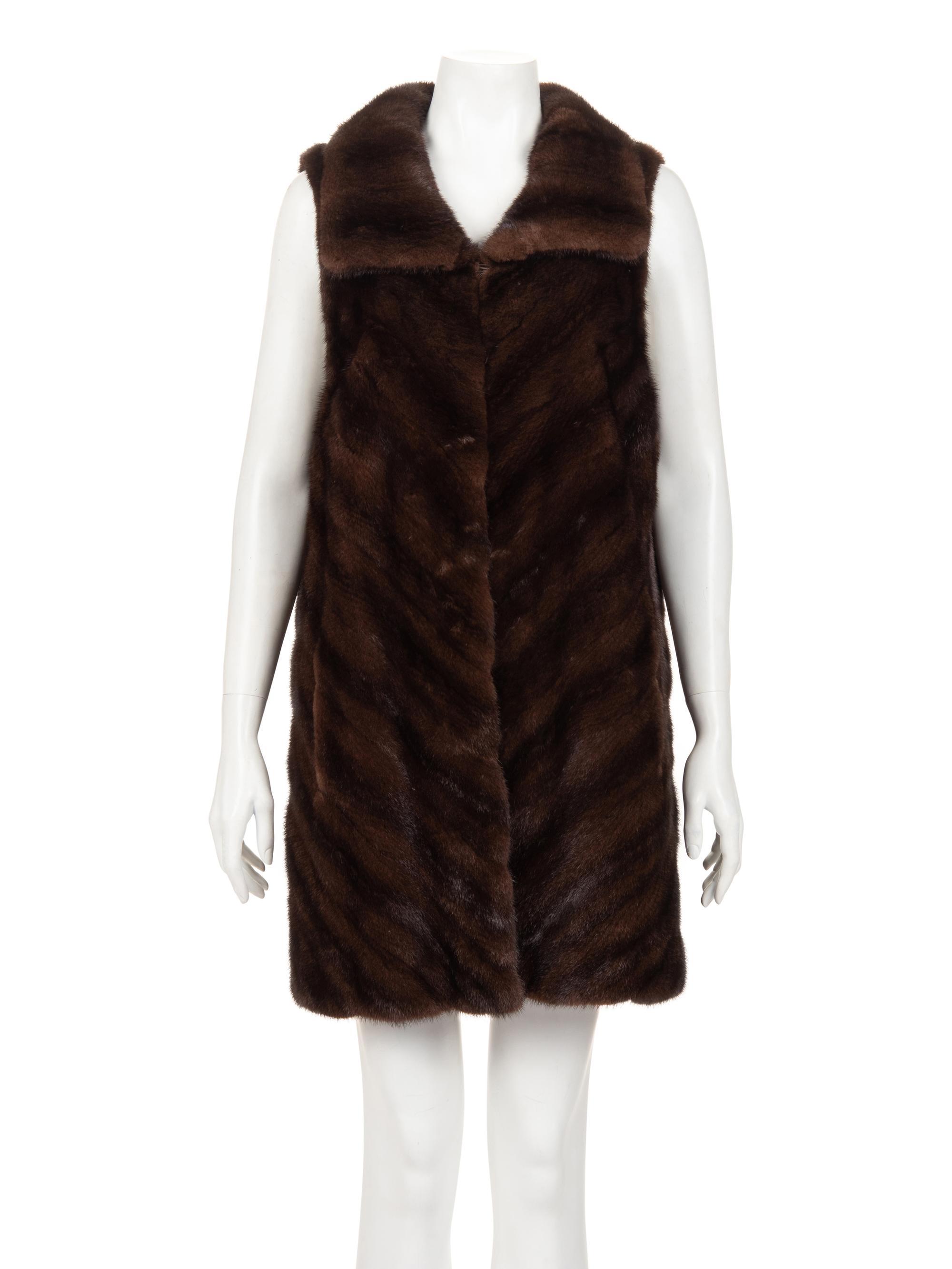 J. Mendel Sleeveless Mink Vest