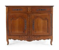 A Louis XV Provincial Walnut Cabinet