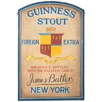 A Guinness Painted Wood Trade Sign for James Butler