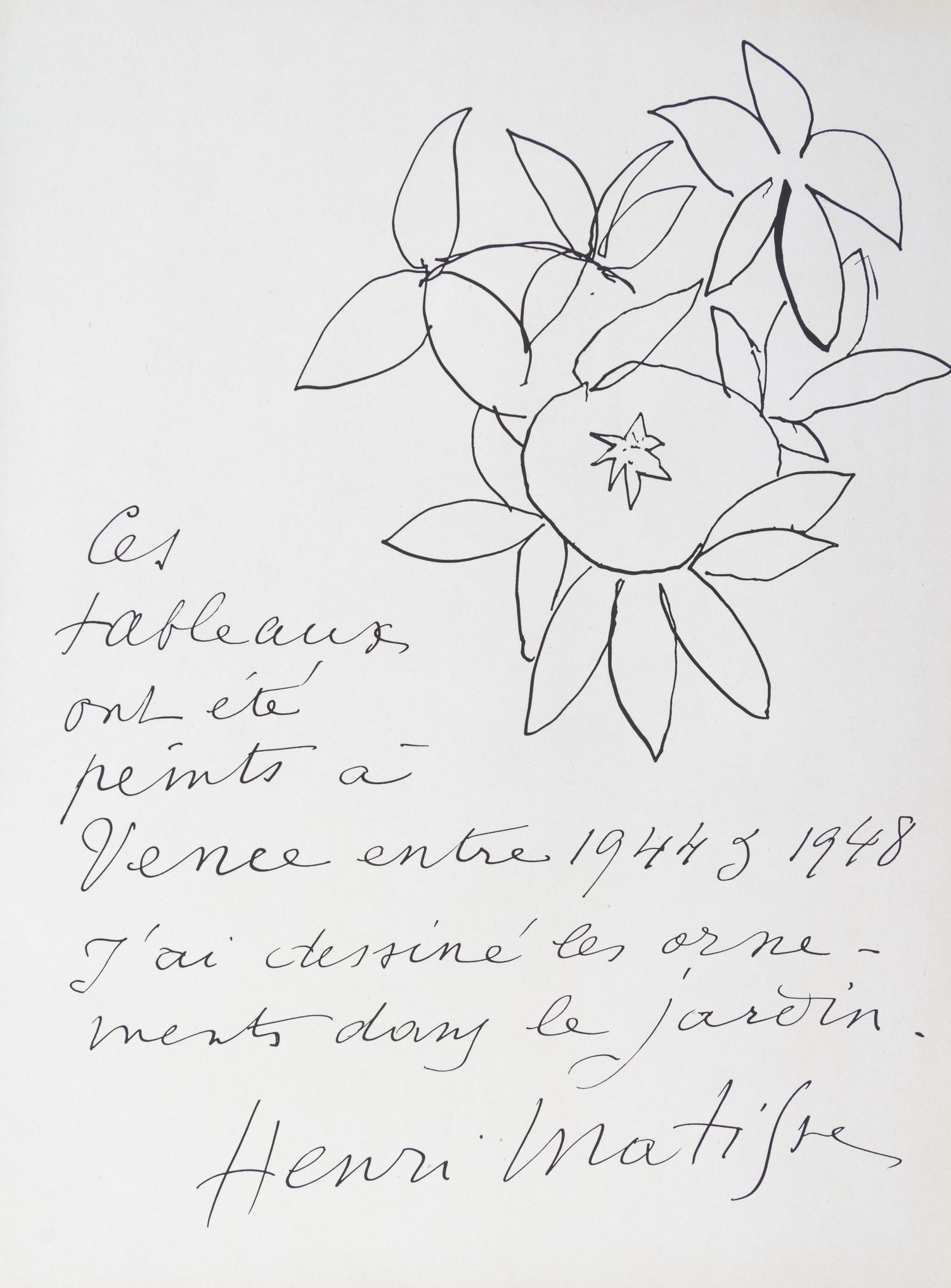 (VERVE) MATISSE, HENRI. Verve. Paris, [1948] Vol. VI, no. 21/22.