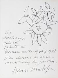 (VERVE) MATISSE, HENRI. Verve. Paris, [1948] Vol. VI, no. 21/22.