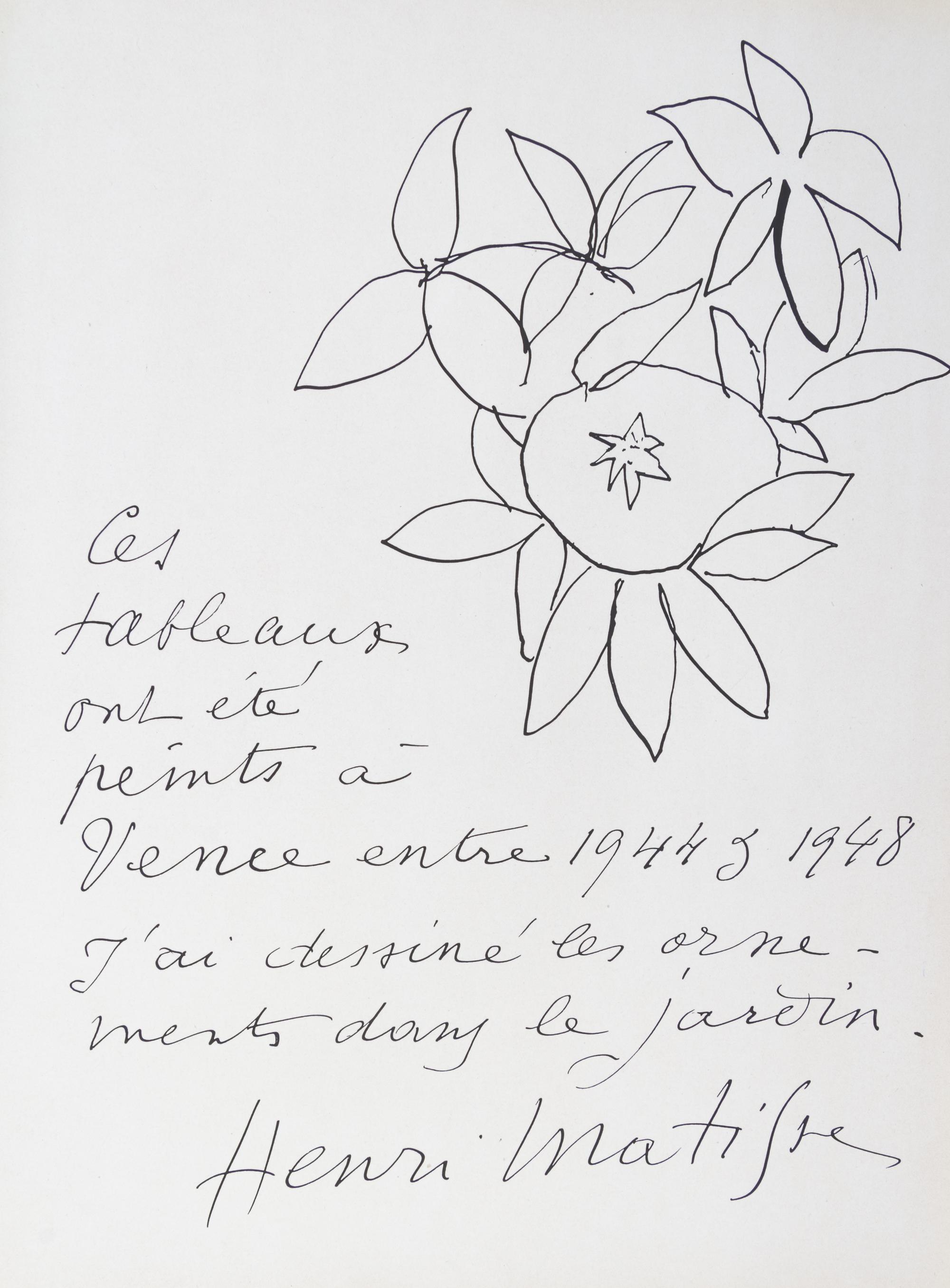 (VERVE) MATISSE, HENRI. Verve. Paris, [1948] Vol. VI, no. 21/22.