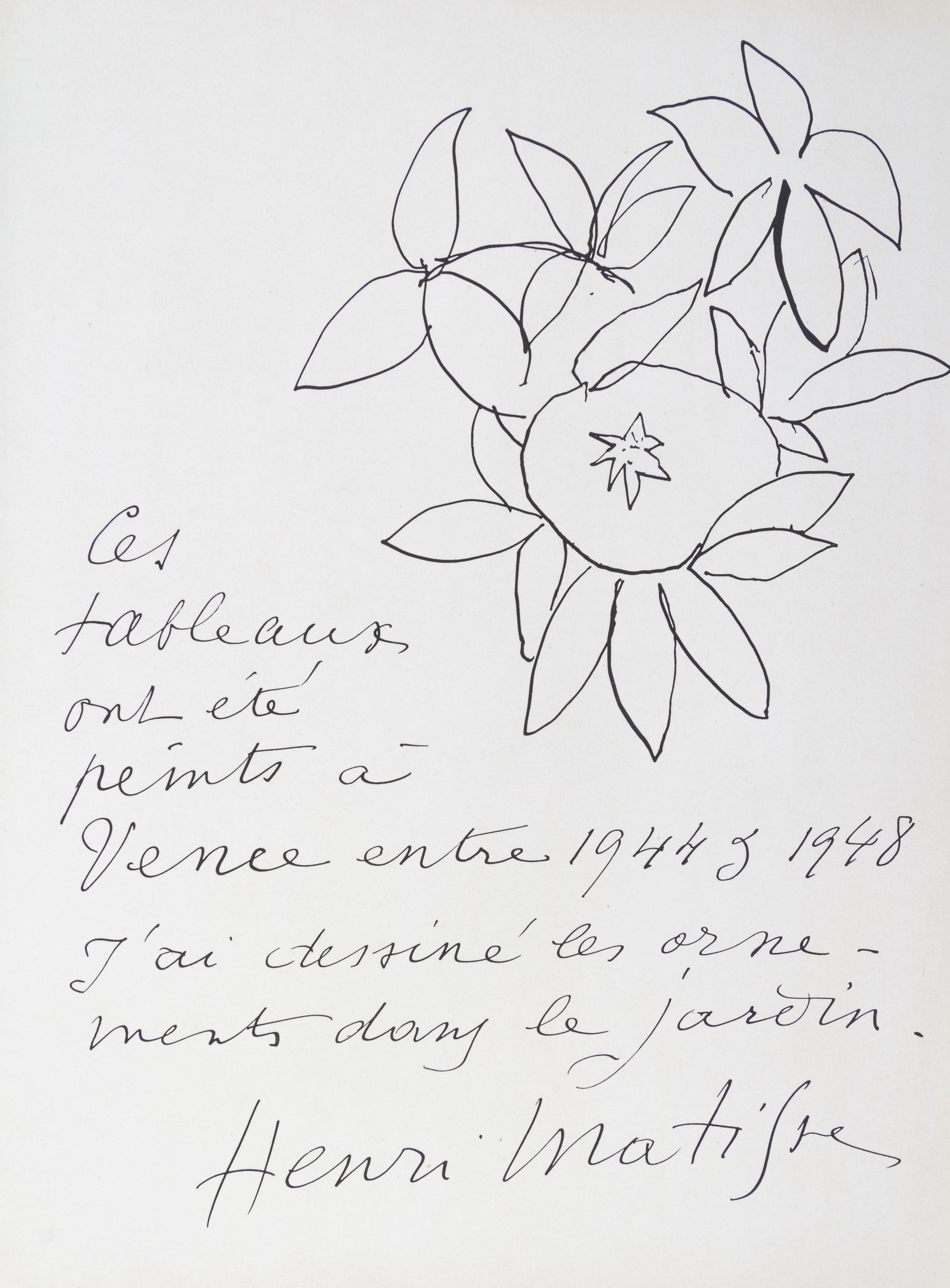 (VERVE) MATISSE, HENRI. Verve. Paris, [1948] Vol. VI, no. 21/22.