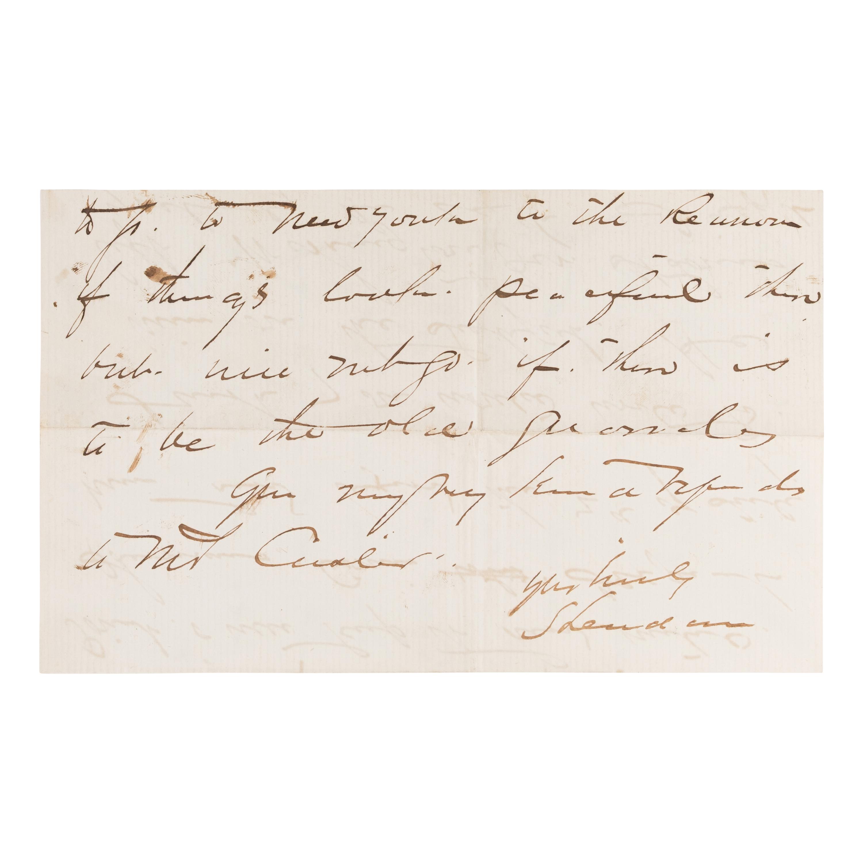 [Custer, George Armstrong, Gen. (1839-1876)]. A pair of letters from Generals Sheridan and Sherman to Custer, regarding his attempt to secure a transfer to West Point, comprising: