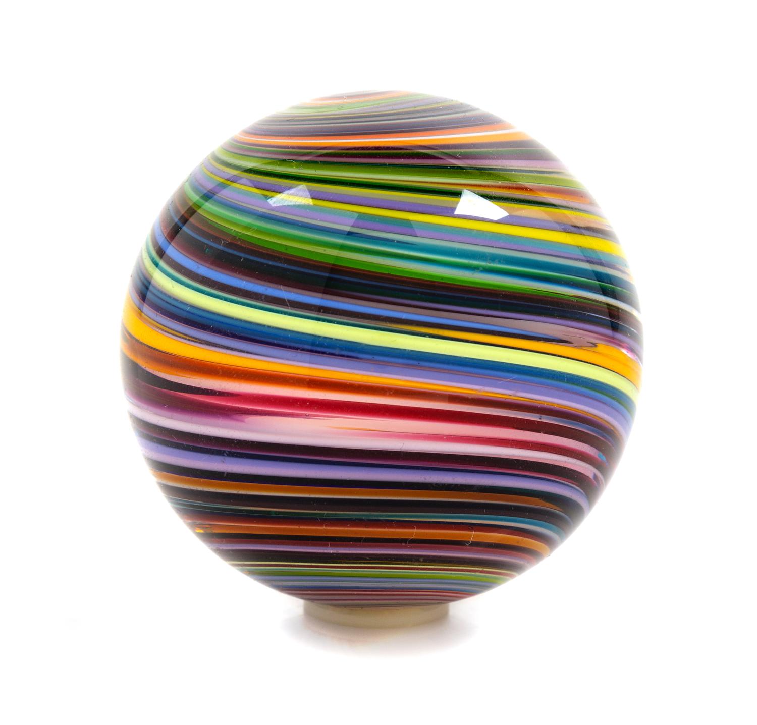 Mark Matthews, (American, b. 1948), Large Art Glass Marble