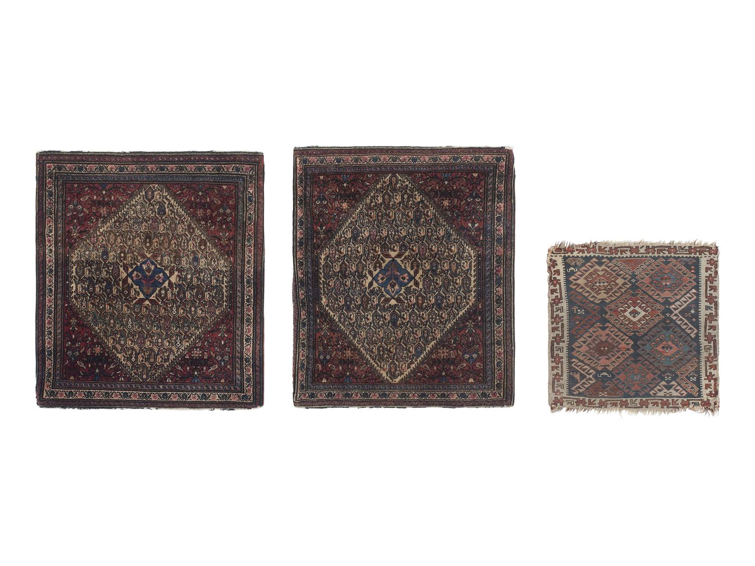 Three Persian Wool Mats