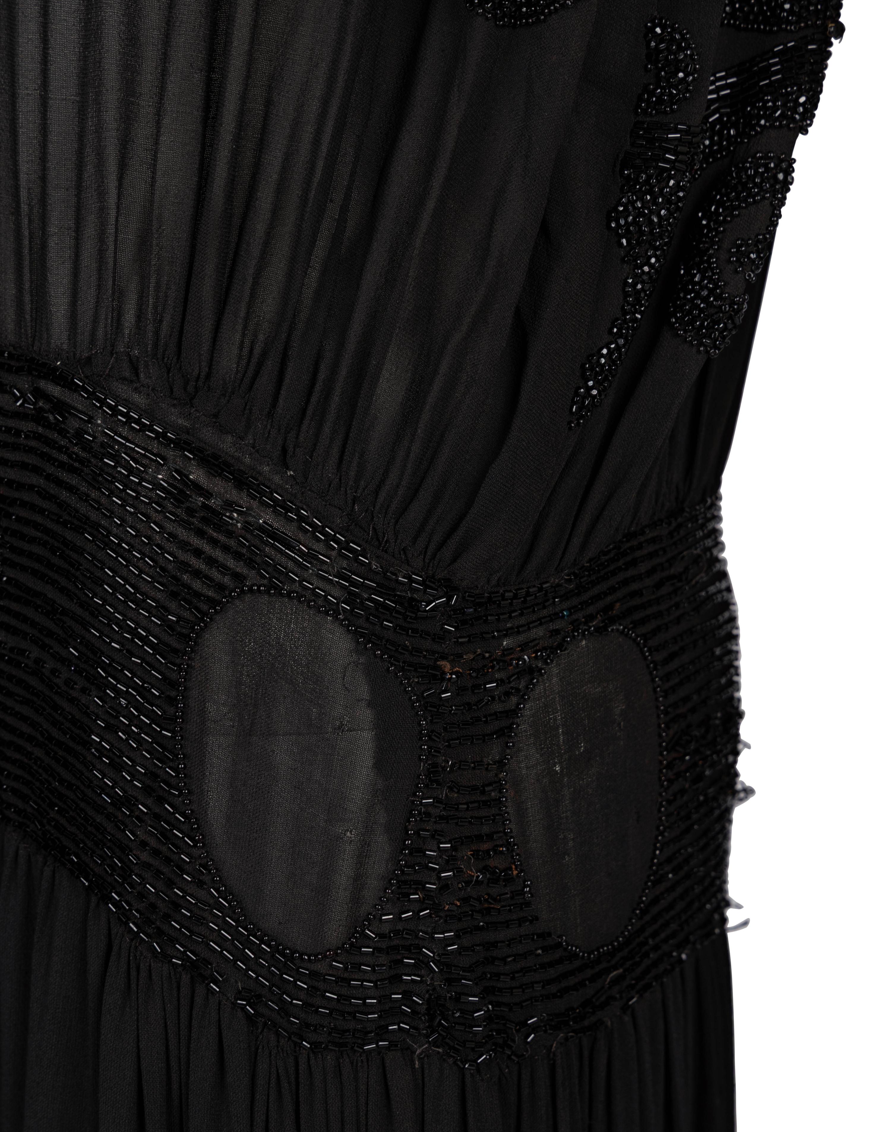 Attributed to Madeleine Vionnet, "Little Horses" Beaded Dress, 1920's