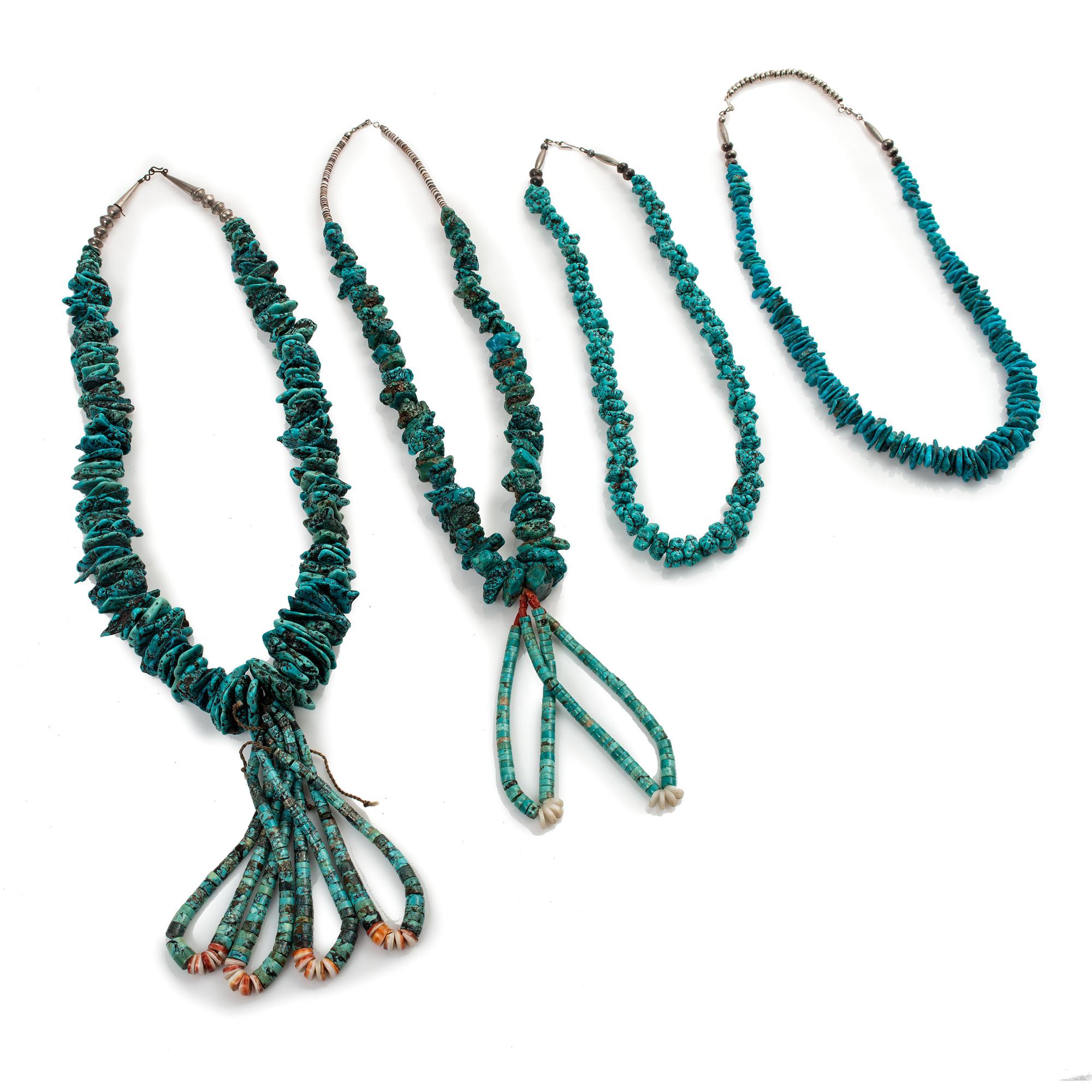 Southwestern-Style Turquoise Nugget Necklaces