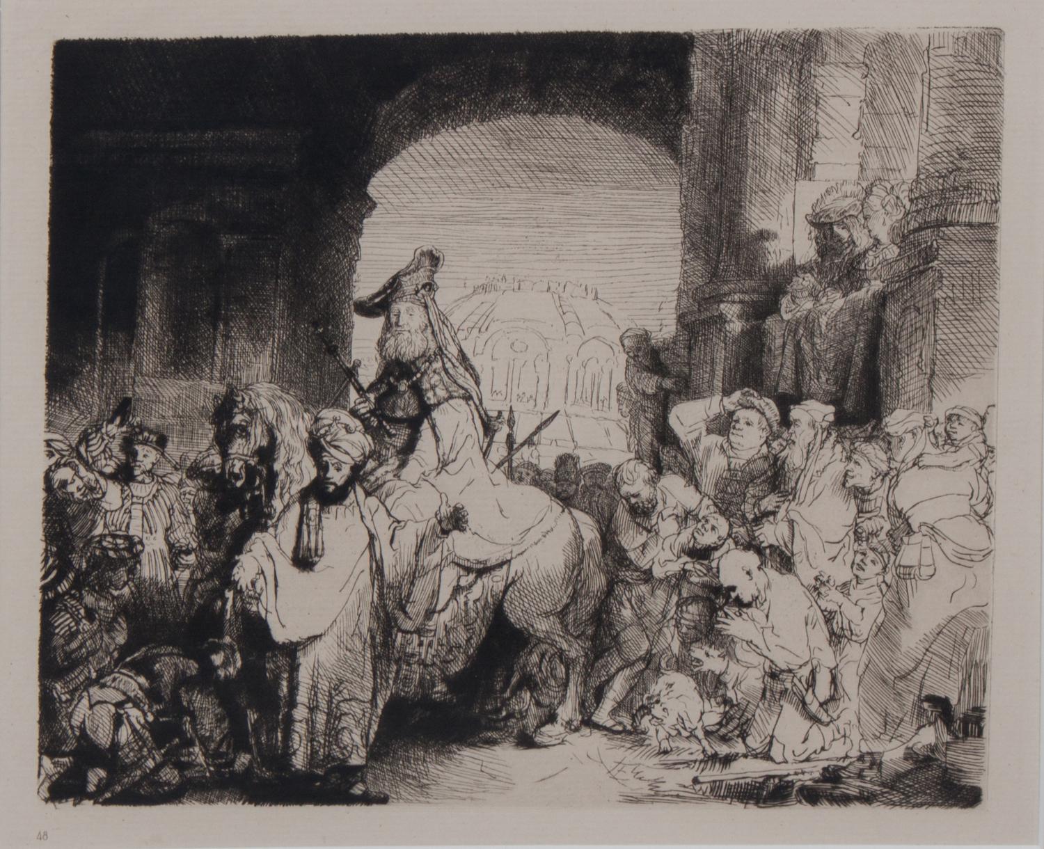 Amand Durand, (French, 1831-1905), After Rembrandt (six works)