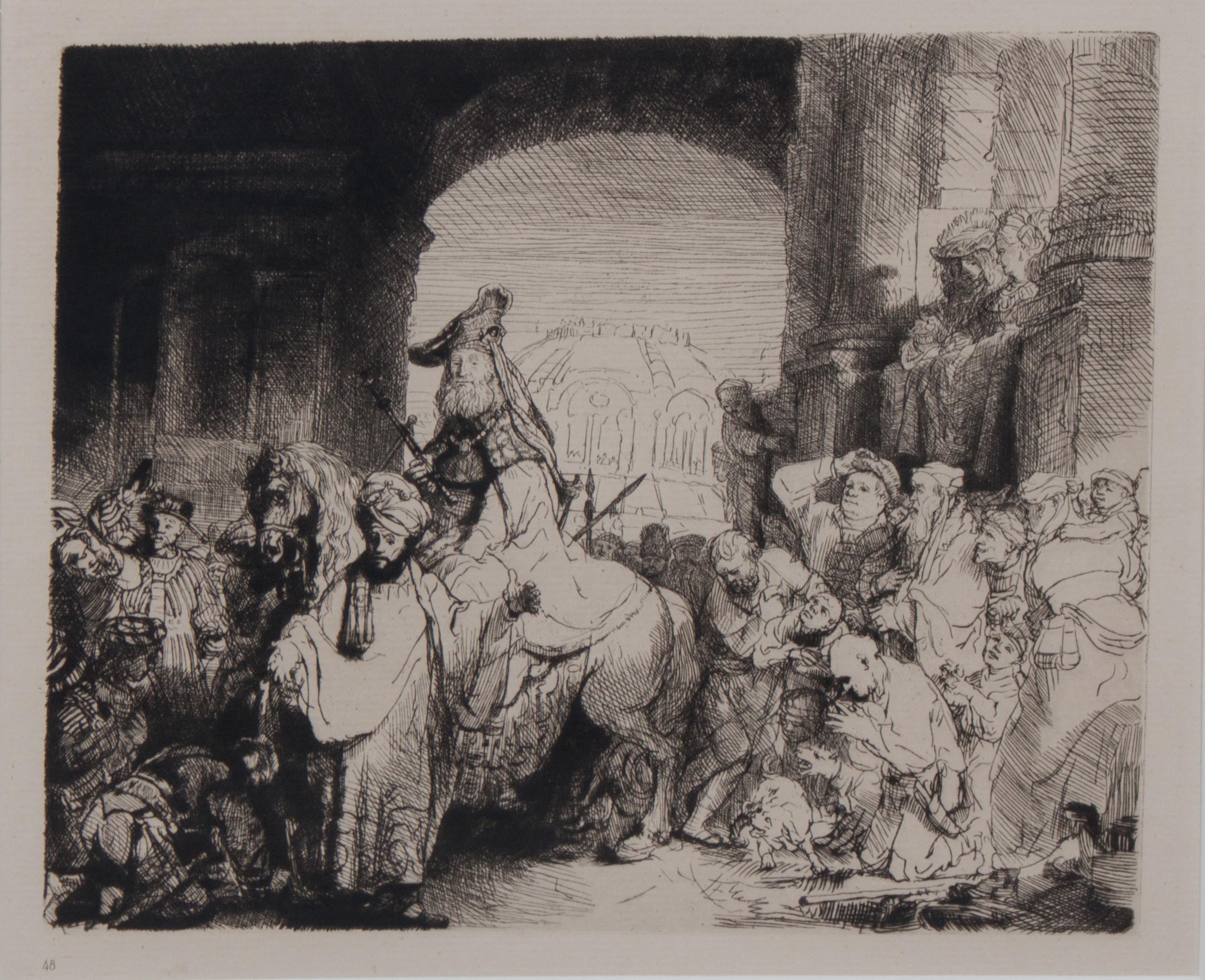 Amand Durand, (French, 1831-1905), After Rembrandt (six works)