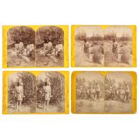 [WESTERN AMERICANA]. HILLERS, John Karl (1843-1925) & BEAMAN, Elias Ocott (active 1870s), photographers. A set of 55 Powell Survey stereoviews from the series Indians of the Colorado Valley . Various publishers, ca 1874.