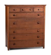 A Shaker-Style Bench-Made Tall Chest of Drawers