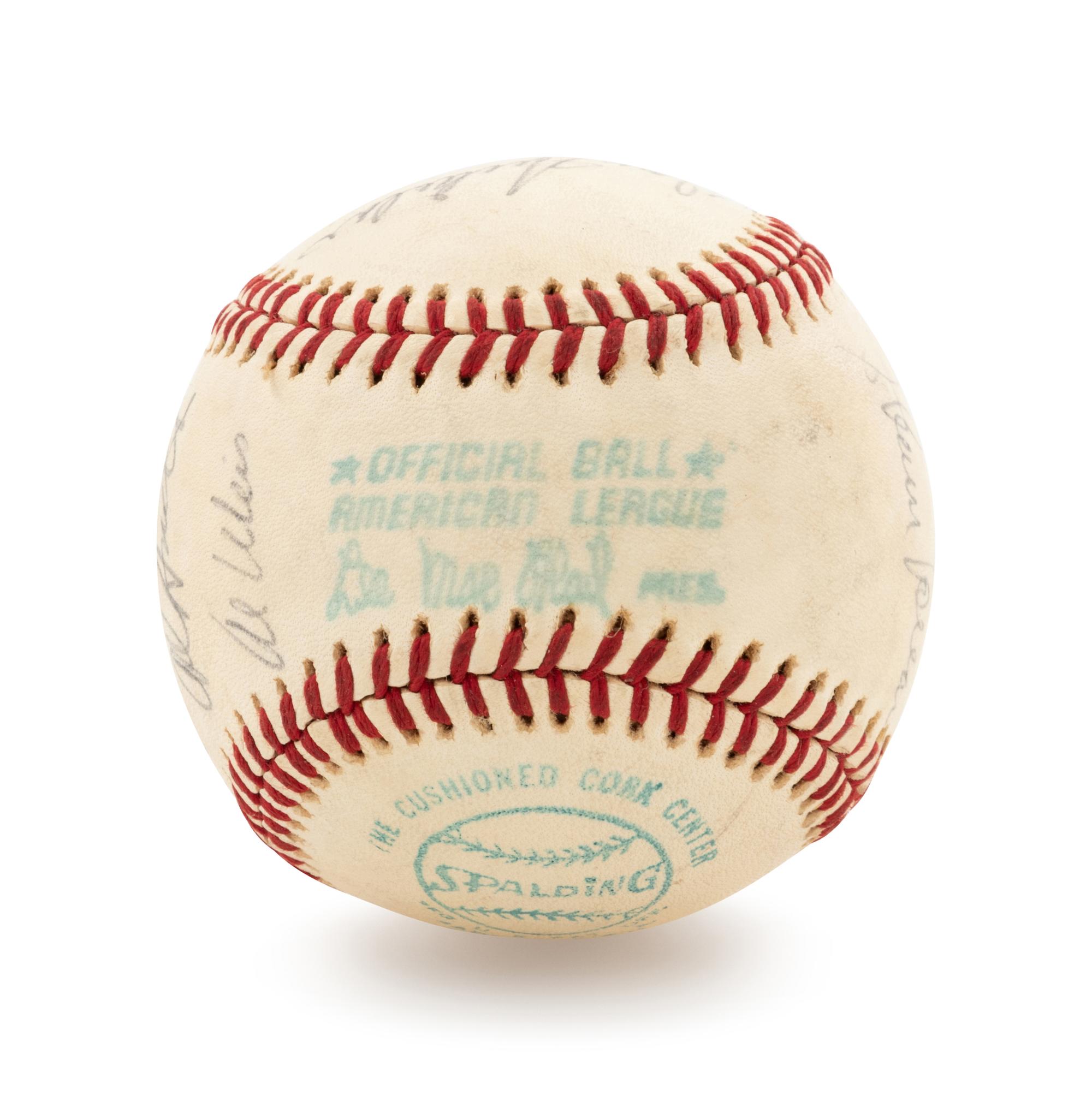A 1950s Chicago White Sox Signed Baseball Including Nellie Fox and Luke Appling