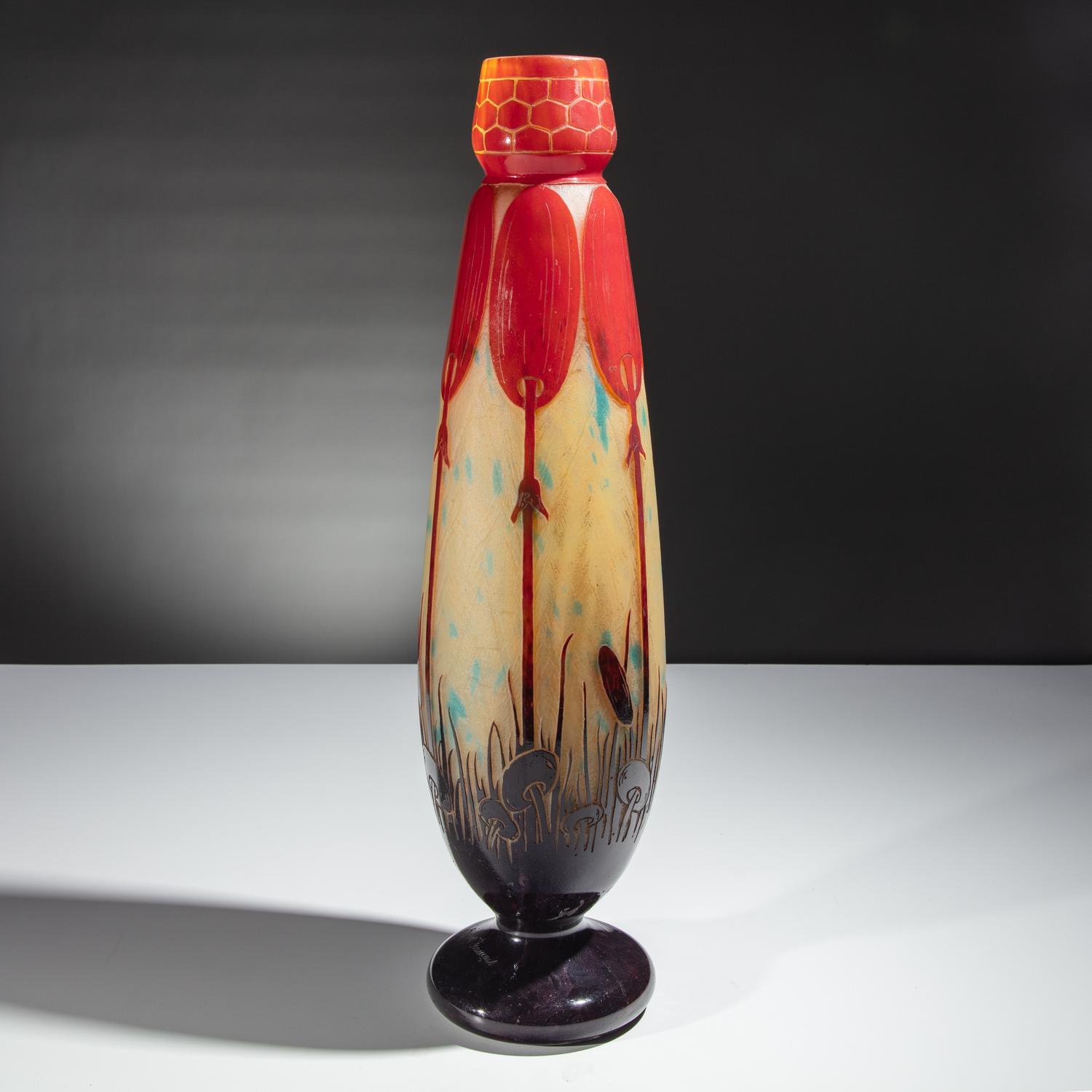 Charles Schneider (French, 1881–1953) — Le Verre Français Vase, c. 1924-26