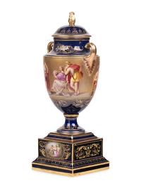 A Vienna Porcelain Urn