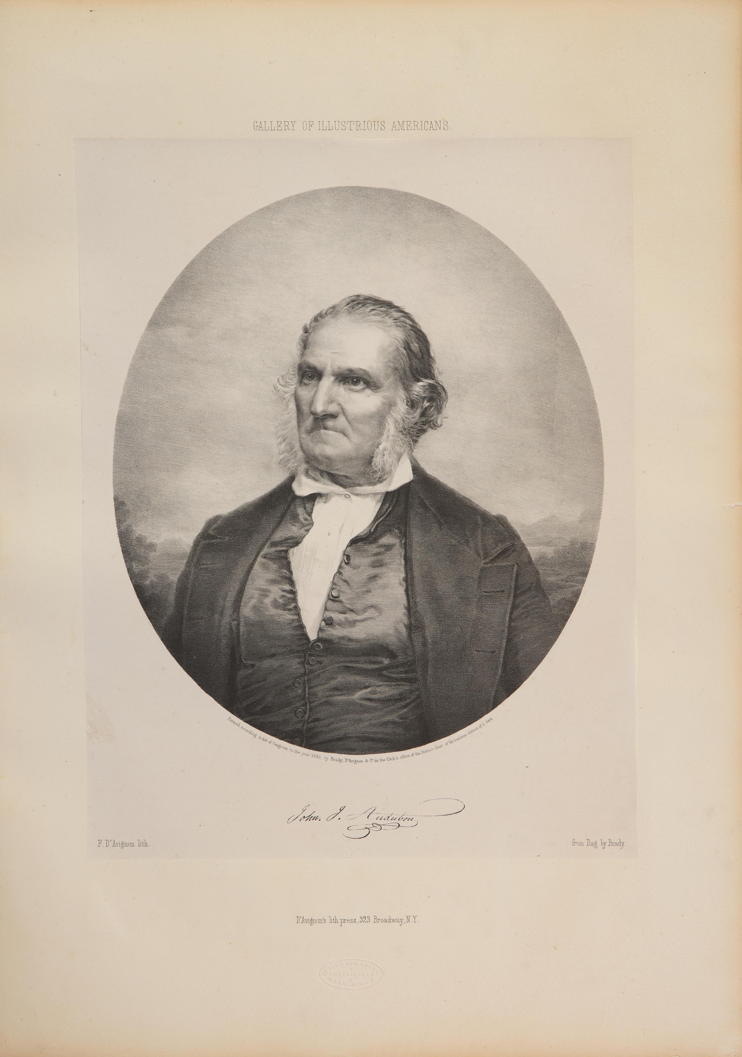 [Americana] [Brady, Mathew B.] Lester, C. Edwards (editor). The Gallery of Illustrious Americans, Containing the Portraits and Biographical Sketches of Twenty-Four of the Most Eminent Citizens of the American Republic, Since the Death of Washington