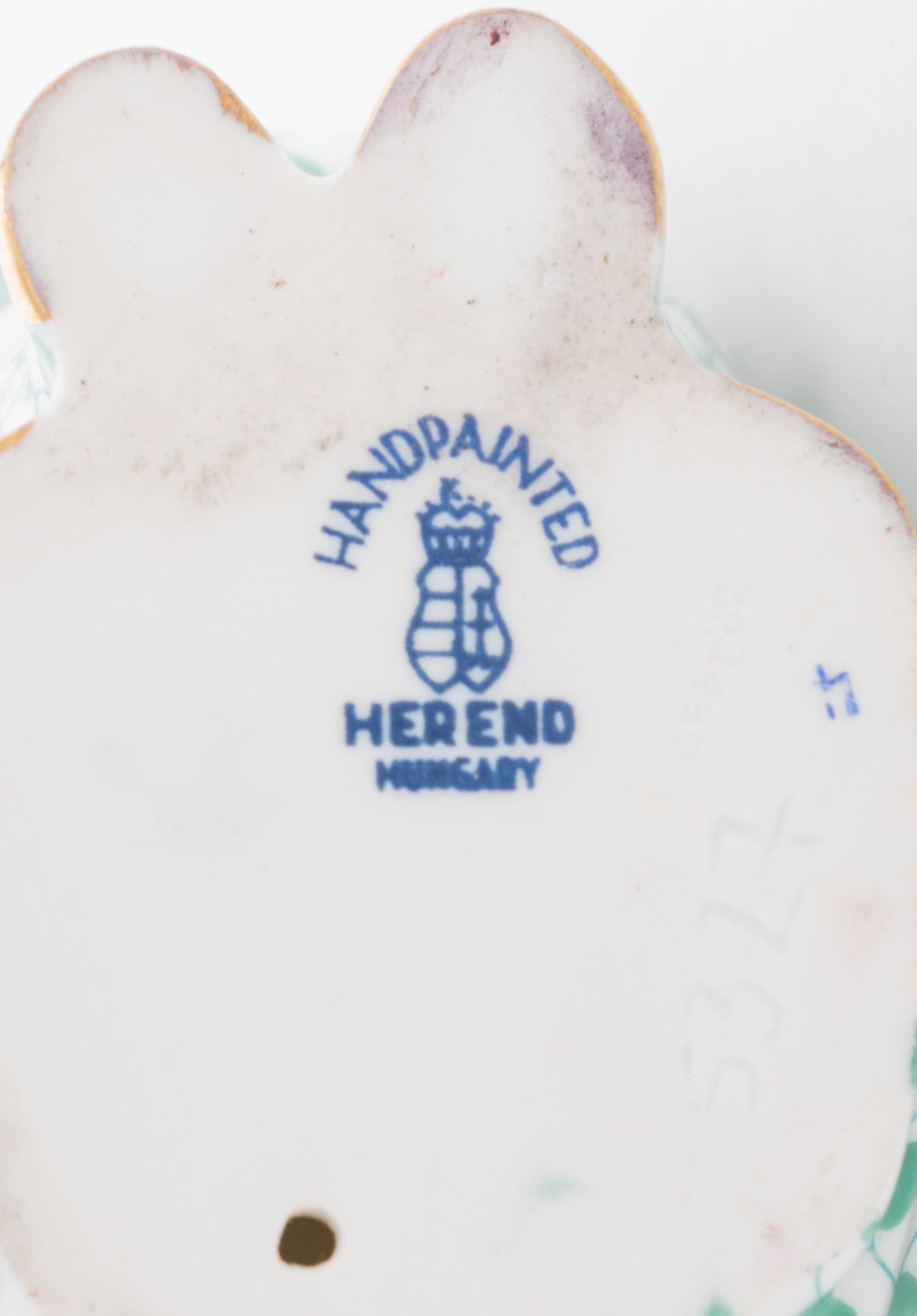A Herend Porcelain Rabbit