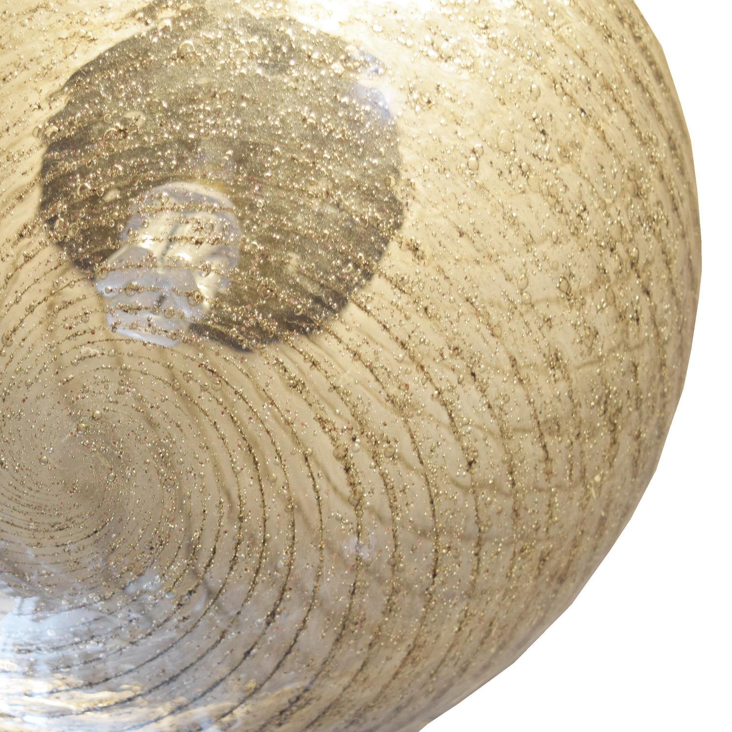 A Mid-Century Glass Light Fixture 16" W x 16" D x 31" H — Italy, Mid-20th Century
