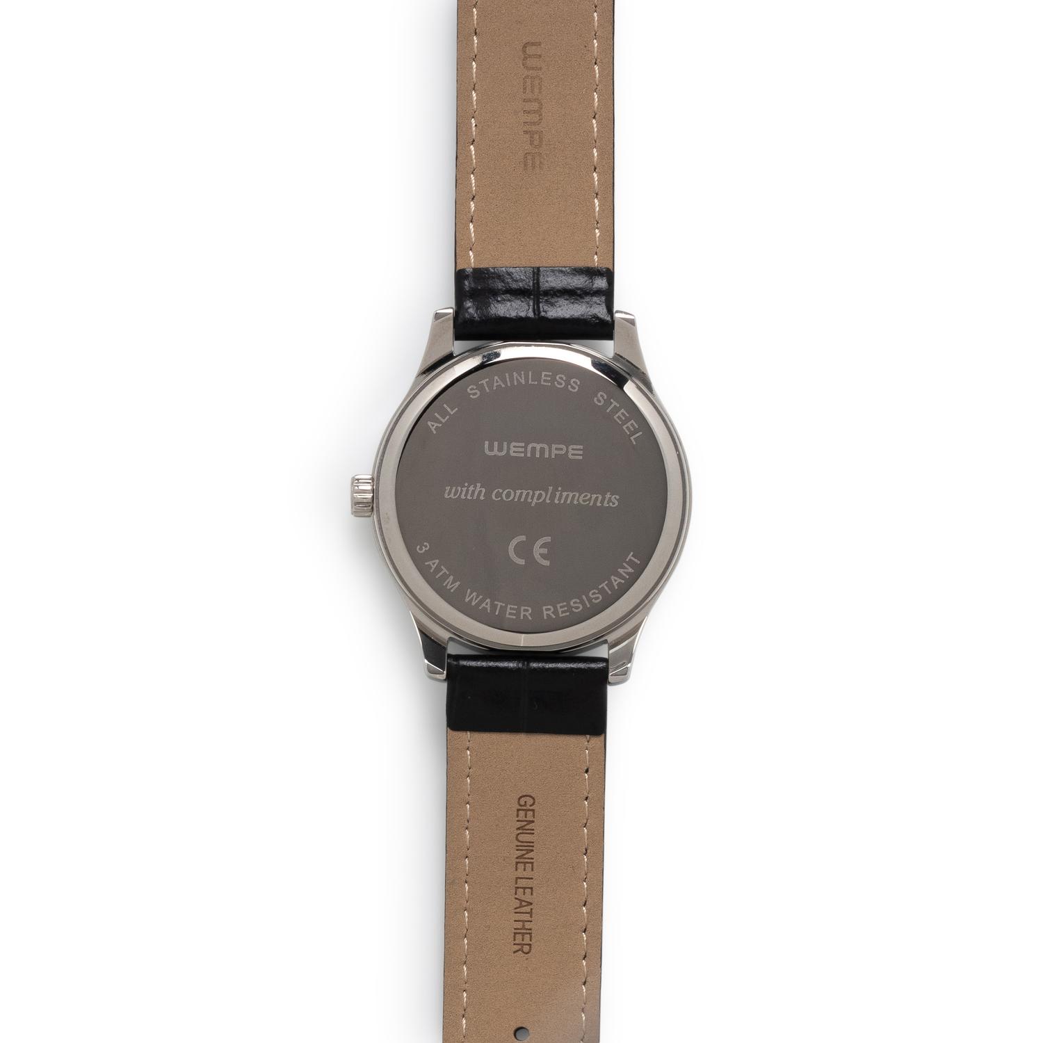 WEMPE, STAINLESS STEEL WATCH