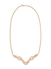 YELLOW GOLD AND DIAMOND NECKLACE