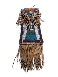 Kiowa Beaded Hide Strike-a-Light Case