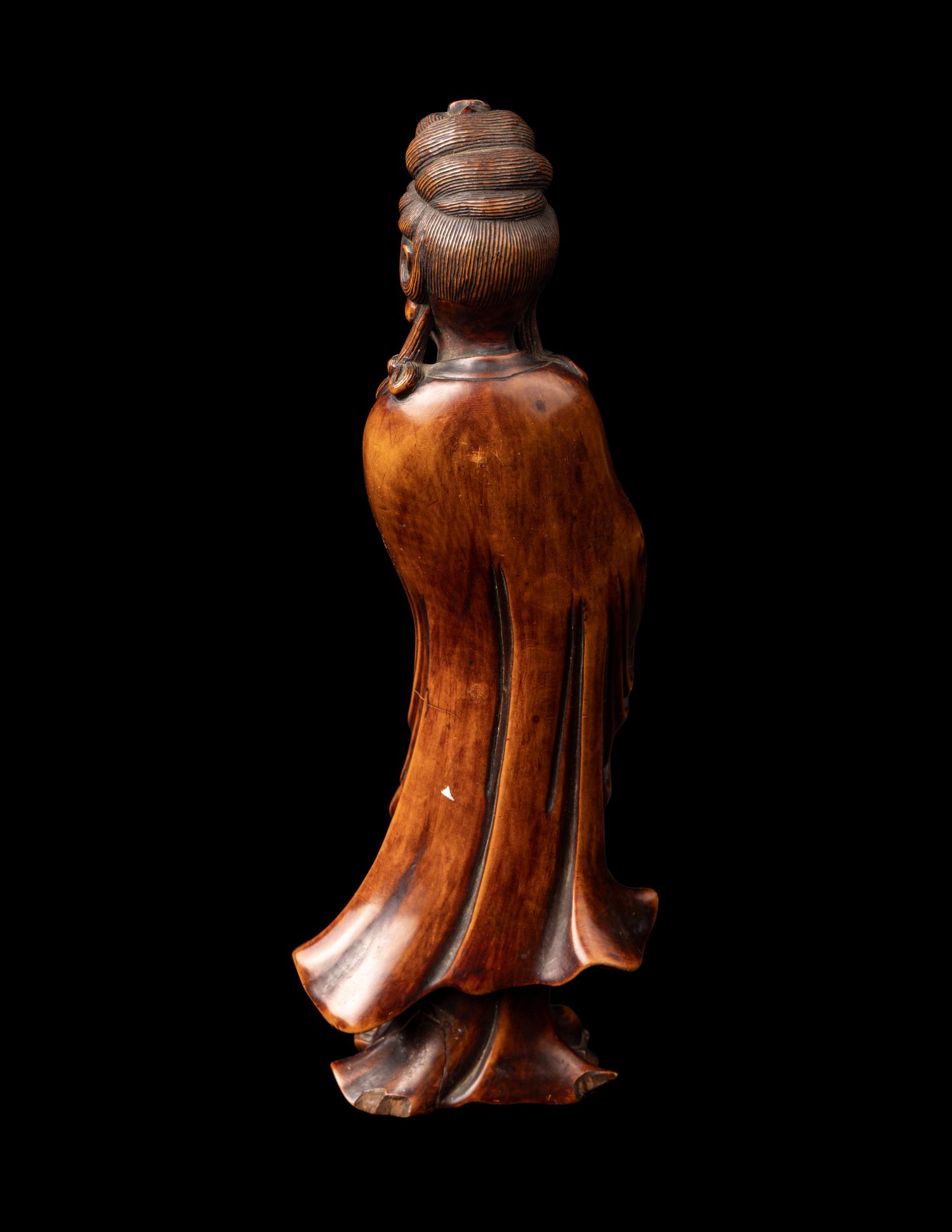Two Japanese Wood Carvings