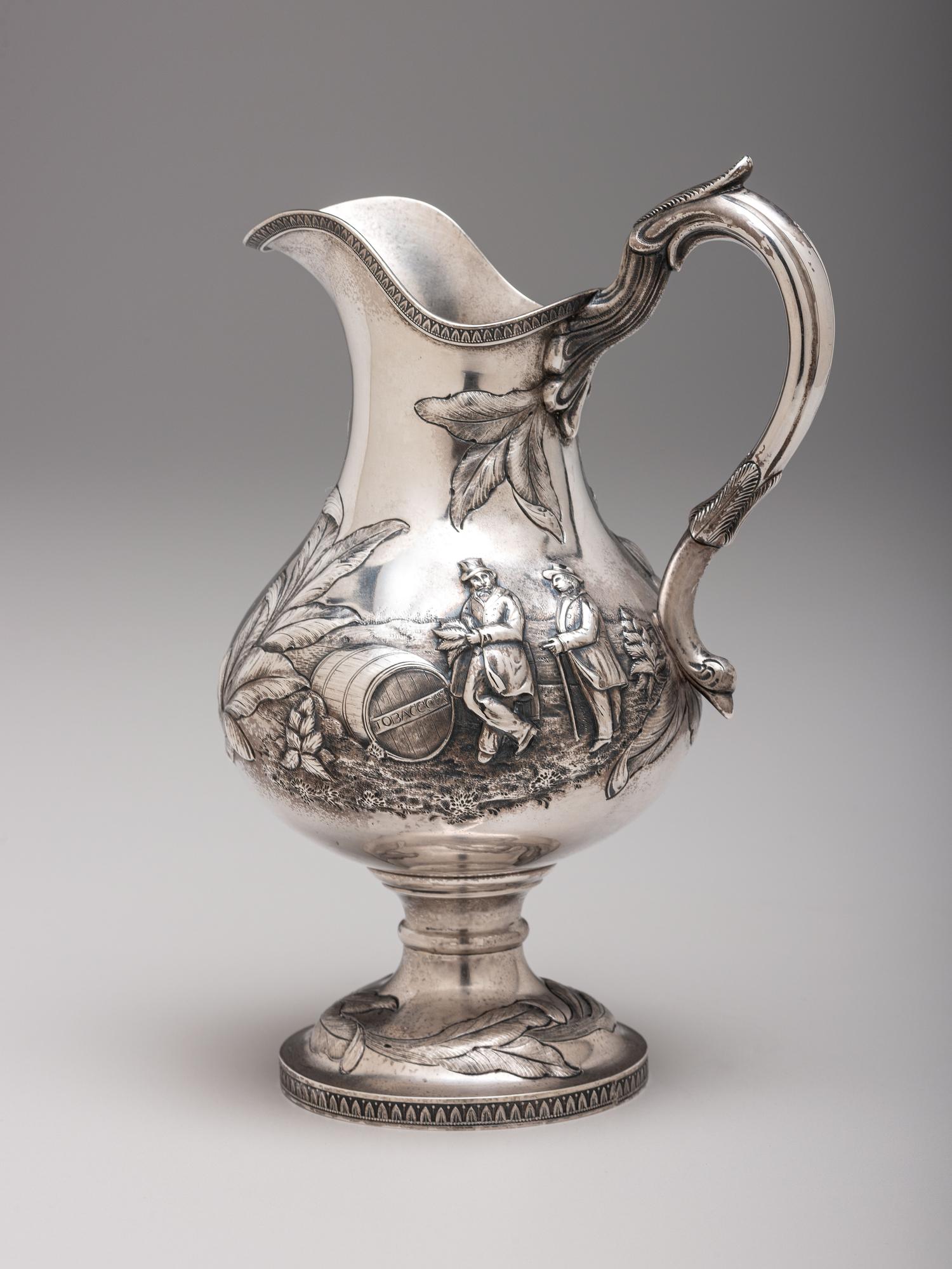 A Kentucky State Agricultural Society Coin Silver Presentation Pitcher