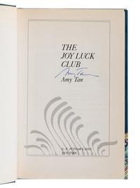 TAN, Amy (b. 1952). The Joy Luck Club . New York: G.P. Putnam’s Sons, 1989.