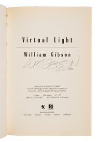 Gibson, William (b. 1948). A group of 7 first editions, all signed, comprising: