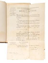 [BINDINGS] -- [BONAPARTE, Napoleon (1769-1821)]. [The Napoleon Series]. HAZLITT, William. Life of Napoleon Bonaparte . 12 volumes. -- BOURRIENNE, Louis Antoine Fauvelet de (1769-1834). Life of Napoleon Bonaparte . 8 volumes. -- JUNOT, Laure, Duchesse D'Abrantes (1784-1838). Memoirs of Madame Junot . 12 volumes. London: H.S. Nicols Co., n.d.