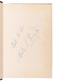 KING, Martin Luther, Jr. (1929-1968). Stride Toward Freedom . The Montgomery Story. New York: Harper & Brothers, 1958.