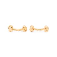 YELLOW GOLD KNOT CUFFLINKS