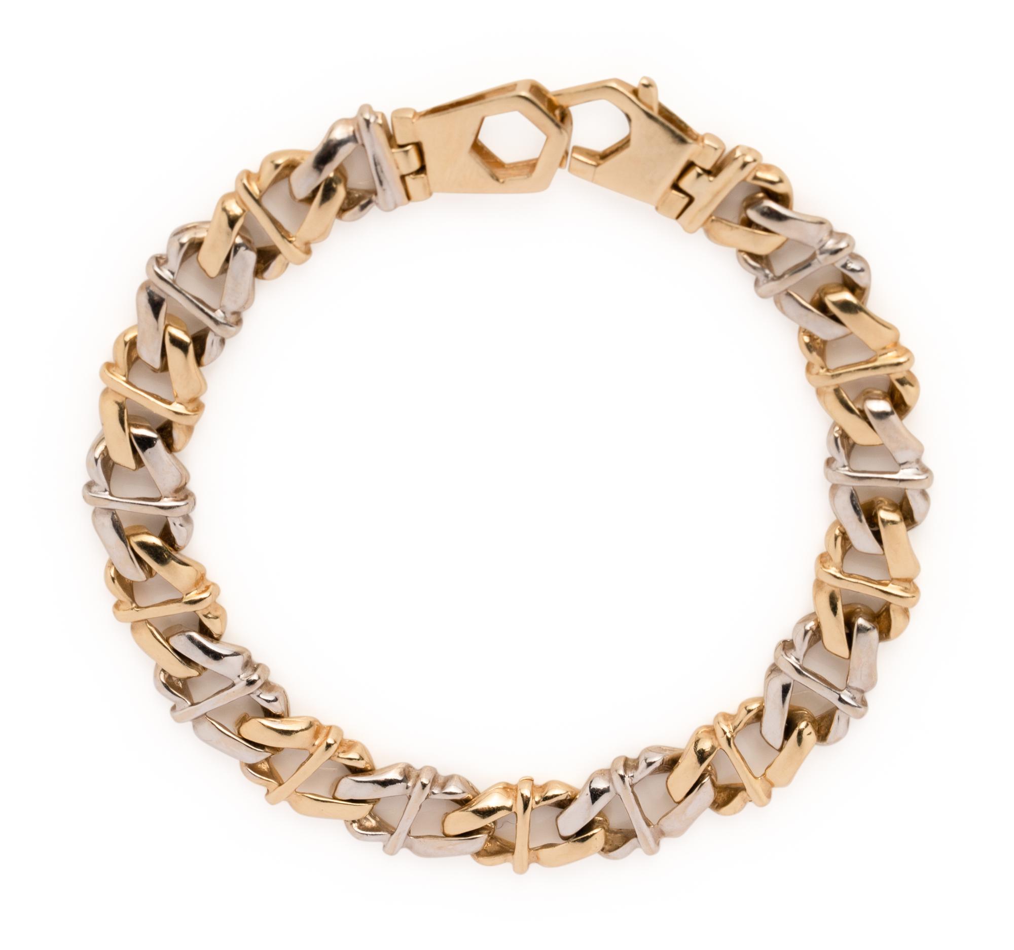 BICOLOR GOLD BRACELET