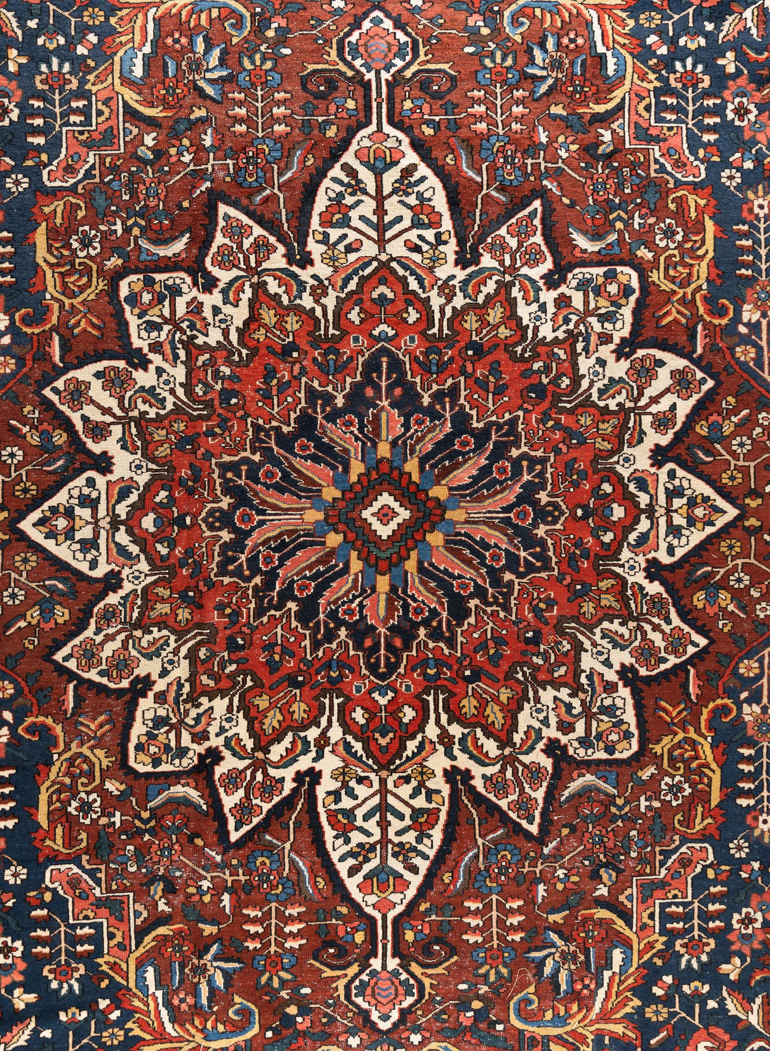 A Bakhtiari Wool Rug