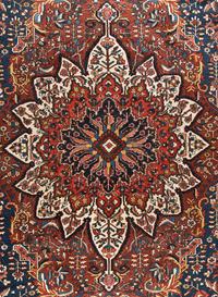 A Bakhtiari Wool Rug
