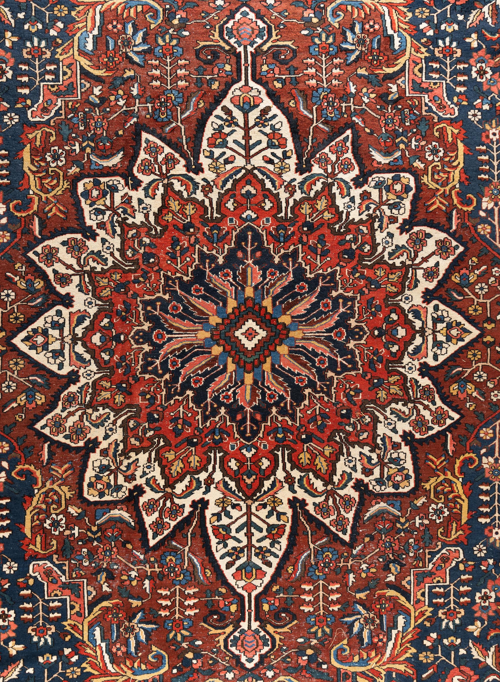 A Bakhtiari Wool Rug