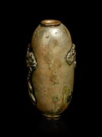 A Bronze Bead-Form Ojime