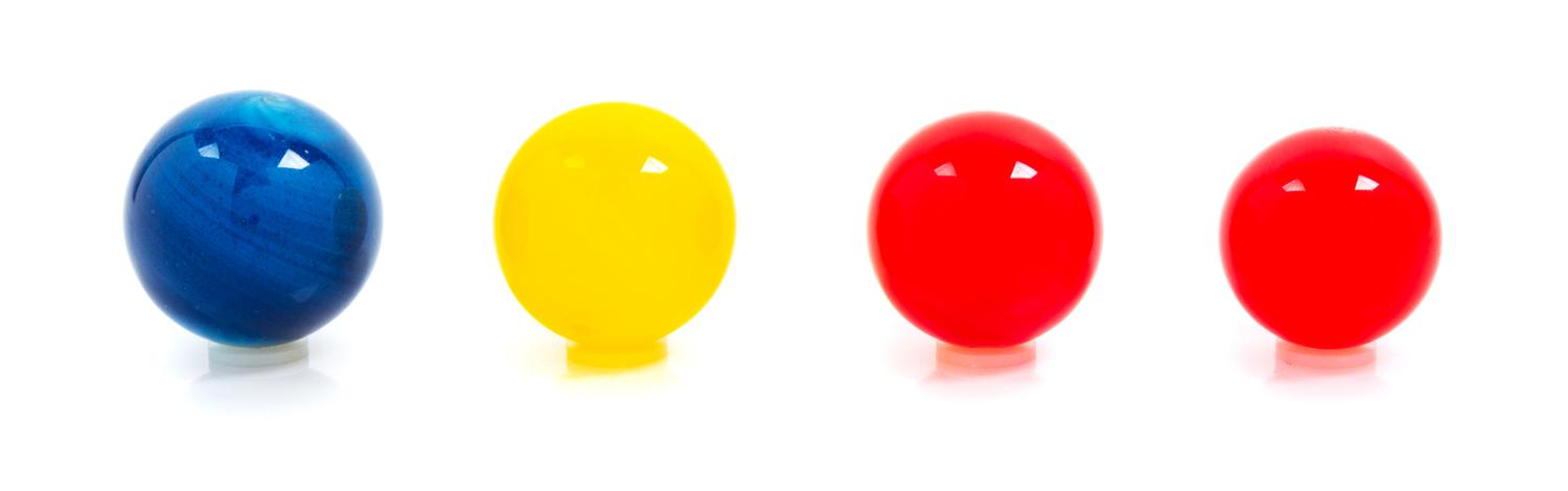 Mark Matthews, (American, b. 1948), Collection of Four Art Glass Marbles