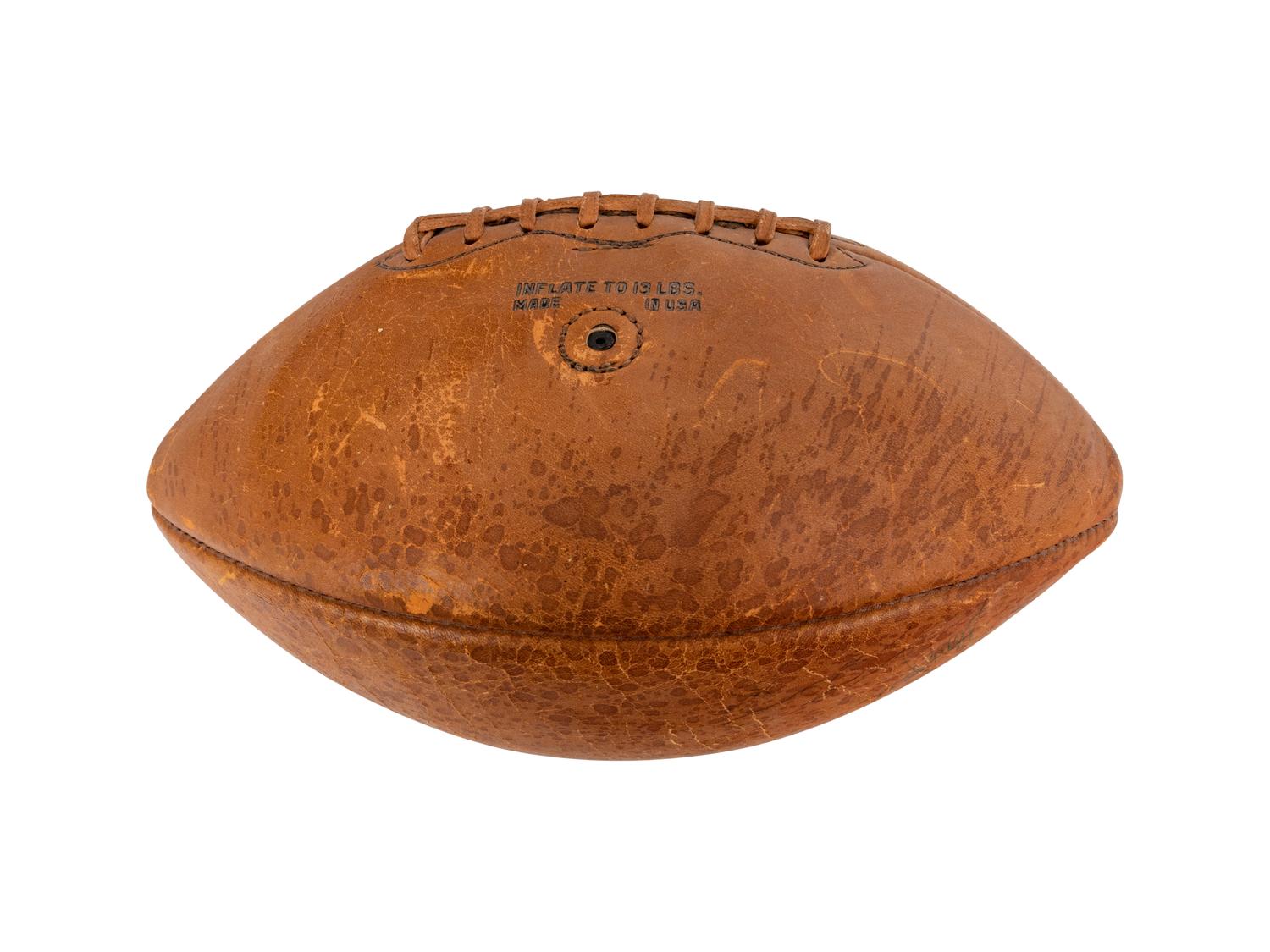 Mike Ditka’s 1961 Chicago Bears Team-Signed Football Formerly Displayed at Mike Ditka's Restaurant