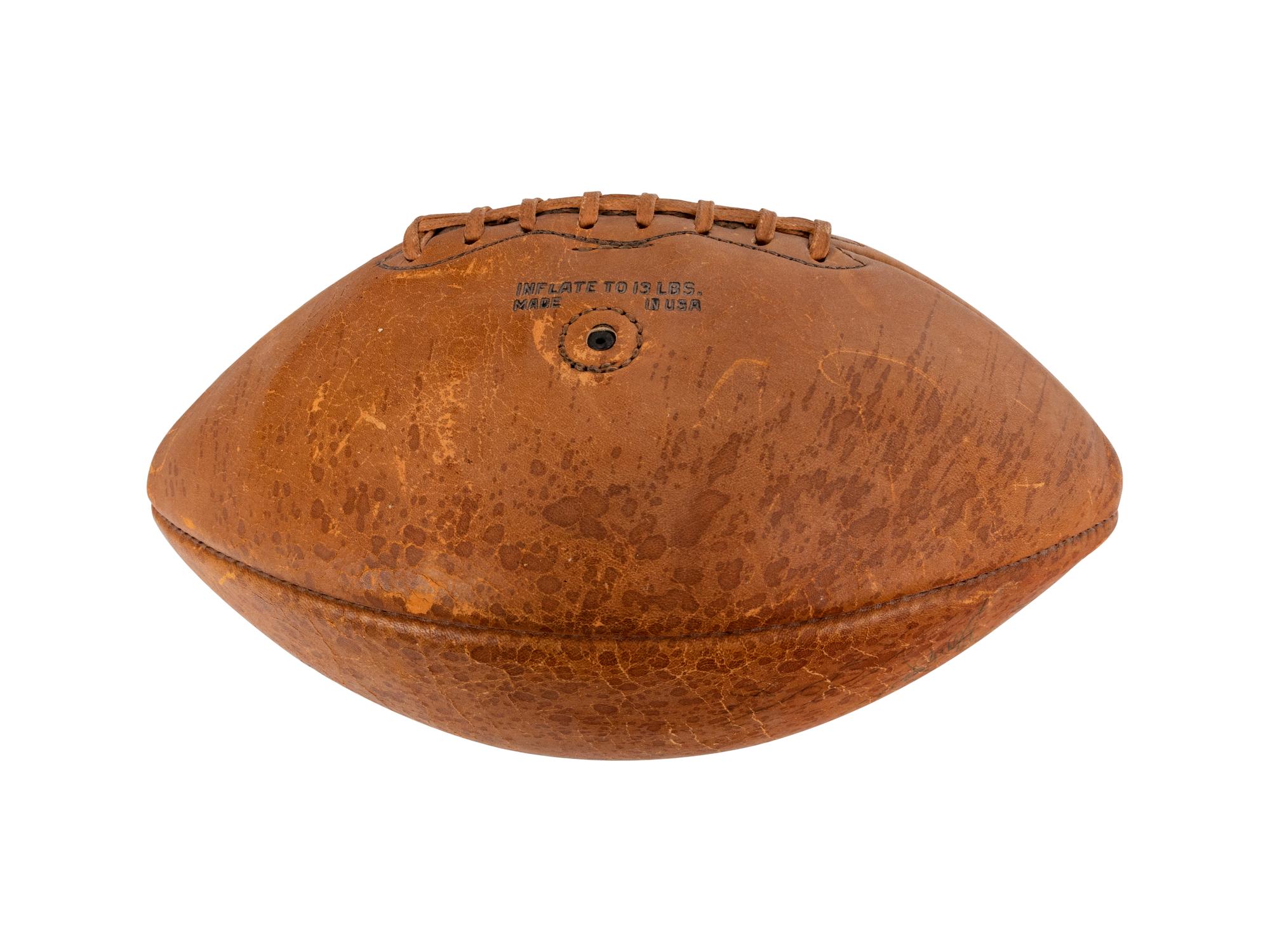 Mike Ditka’s 1961 Chicago Bears Team-Signed Football Formerly Displayed at Mike Ditka's Restaurant