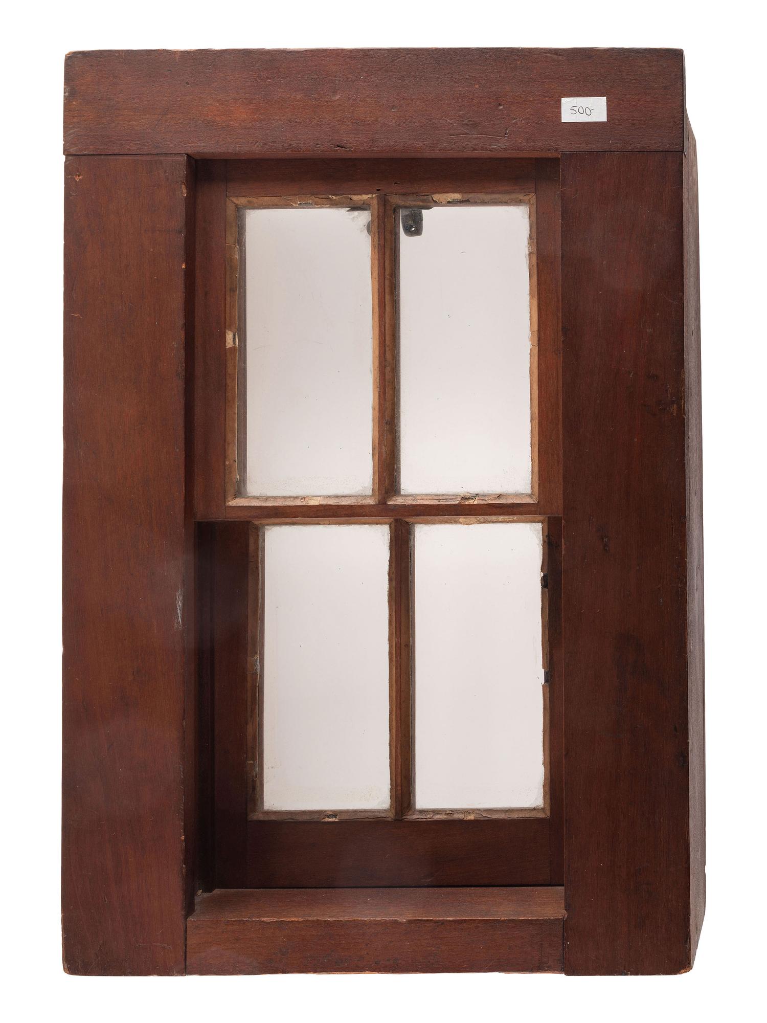 [SCIENCE & TECHNOLOGY]. J. LeFerre patent model for a "Window Sash Elevator" or Sash Balance with original tag, 1867.