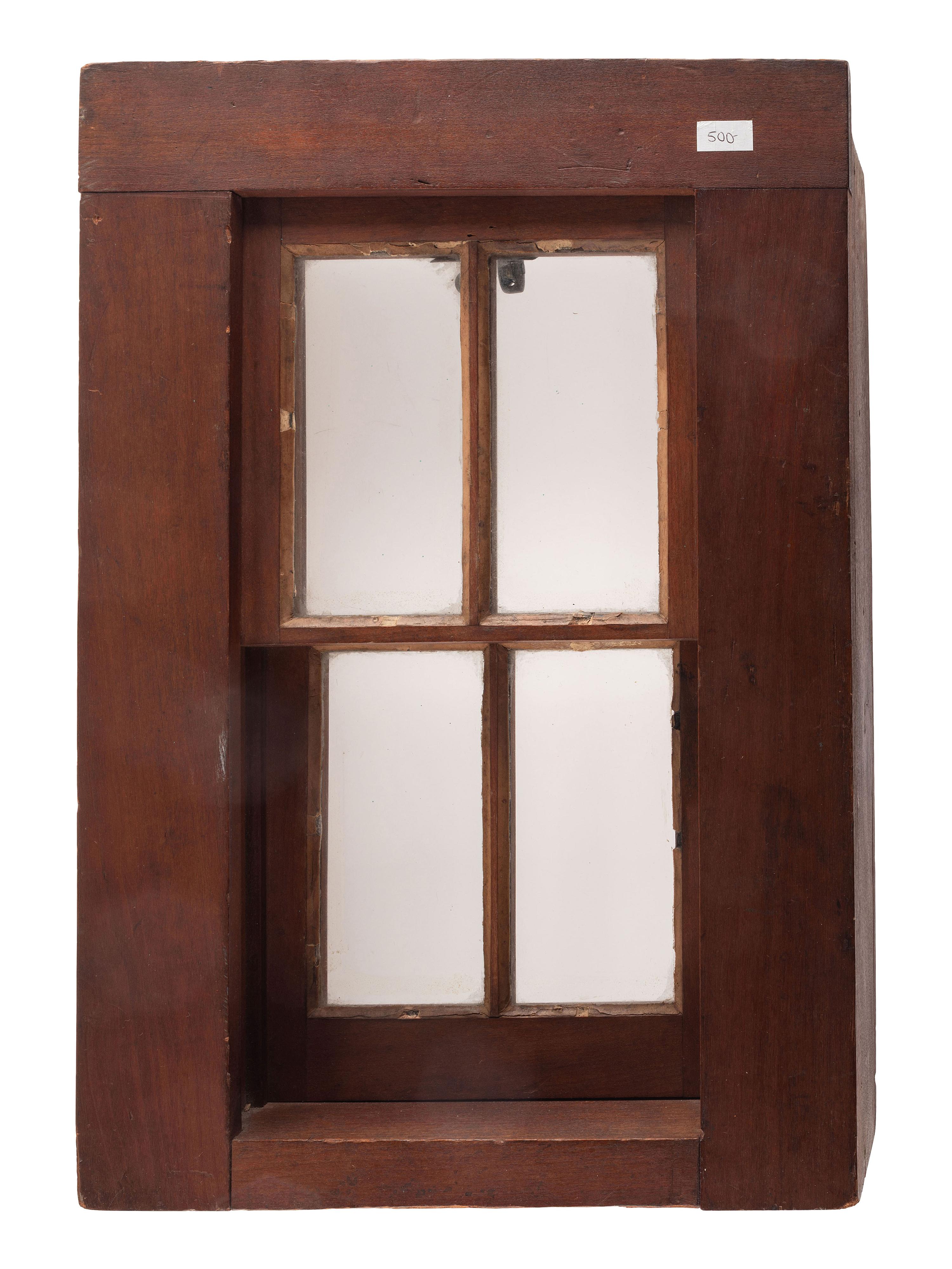[SCIENCE & TECHNOLOGY]. J. LeFerre patent model for a "Window Sash Elevator" or Sash Balance with original tag, 1867.