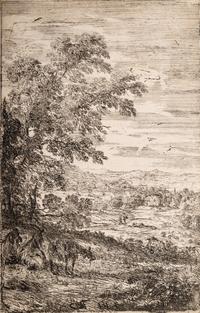 A group of four prints ( Berger et bergere conversant; L'Apparition; Le Fuite en Egypte; Les trois chevres )