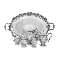 An American Silver Five-Piece Tea and Coffee Service